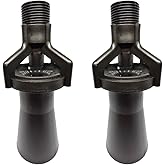 Anshunliu Water tank mixing and stirring nozzle Mixture Eductor Nozzle Pipe Thread Inlet Connection BSPT3/4" （2Pcs）