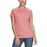 baleaf Women's UPF 50+ UV Protection Shirts Short Sleeve T-Shirts SPF Sun Shirts Quick Dry Outdoor Performance Tops Pink Size S