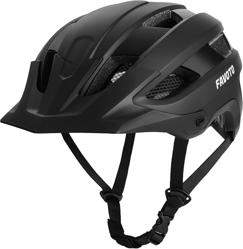 Casque Vélo VTT avec Visière Amovible, Léger pour Homme