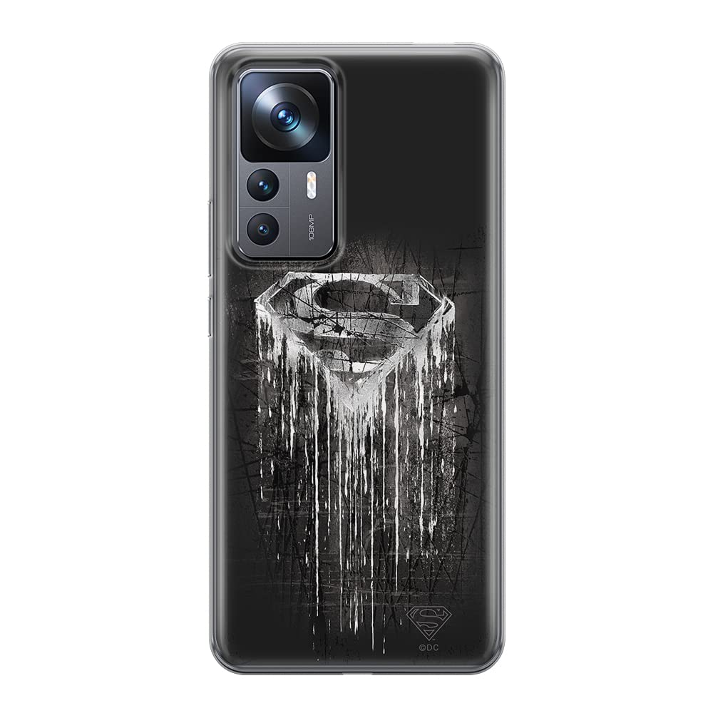 ERT GROUP mobile phone case for Xiaomi 12T/ 12T pro/ K50 Ultra original and officially Licensed DC pattern Superman 003 optimally adapted to the shape of the mobile phone, case made of TPU