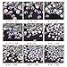 Nail Art Rhinestone Ab White Crystal 1440pcs/bag Shining Flatback Rhinestone Decorations for Nails SS8
