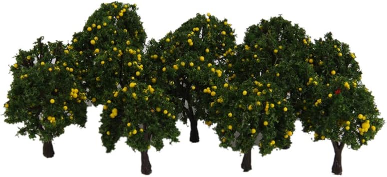 Amazon Com pcs Model Train Green Fruit Trees Garden Street Layout Scale 1 300 4cm Doll House Accessories Everything Else