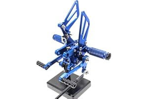 KRACE Sunrivery Motorcycle Rearsets Footpegs For GSXR750 GSX-R600 1996-2005,SV650/SV650S SV1000/S 1998-2014,GSXR1000 2000-2004