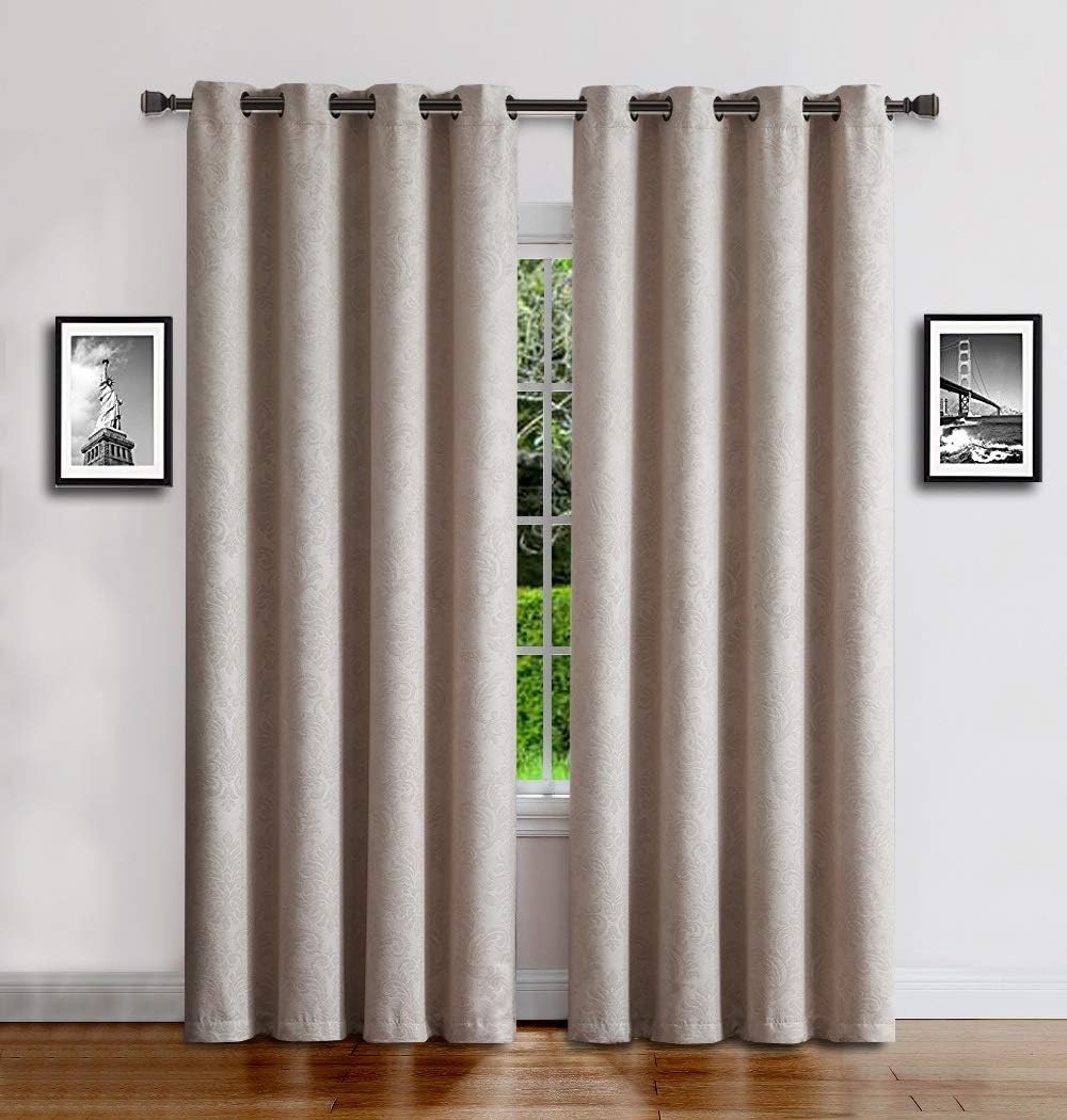 WARM HOME DESIGNS 1 Panel of Long Size Ivory Cream 54