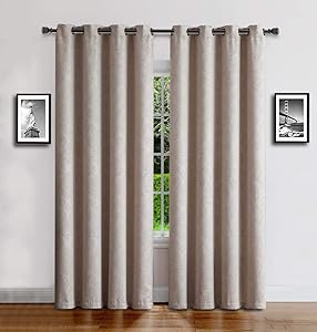 WARM HOME DESIGNS 1 Panel of Long Size Ivory Cream 54