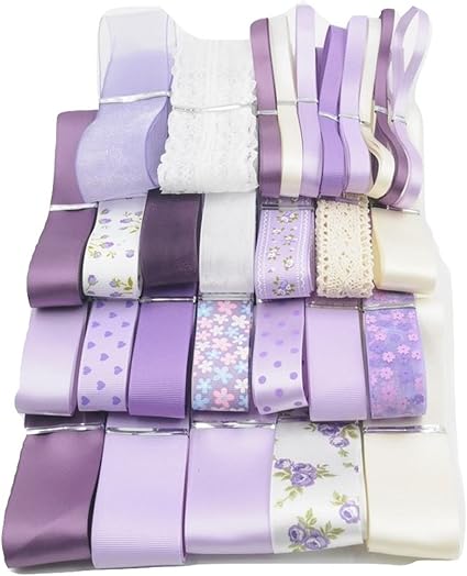 Amazon 楽momo リボン セット 詰合せ ハンドメイド 手芸 Diy 花束 ギフト ラッピング 包装 パープル リボン 通販