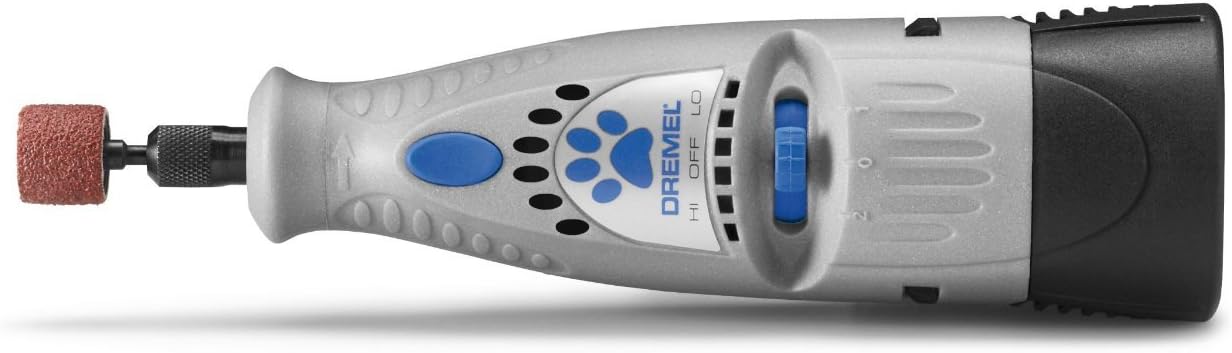 Dremel 7300-PT 4.8V Cordless Pet Dog Nail Grooming & Grinding Tool, Safely & Humanely Trim Pet & Dog Nails, Grey: Home Improvement