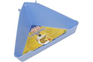 Living World 61761 Corner Toilet, Medium, Light Blue