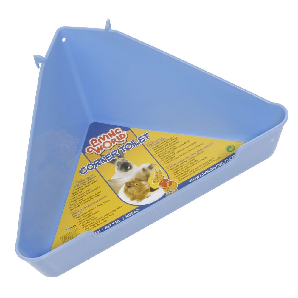 Living World Medium Corner Bathroom, Blue