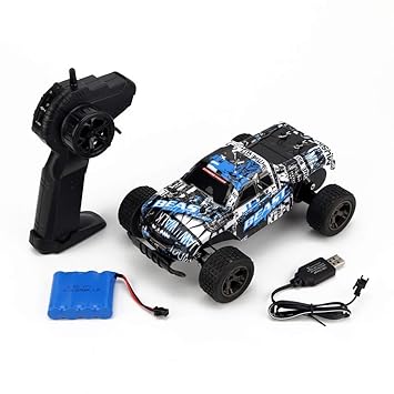 HappySDH Ferngesteuertes Auto, 1:18 Skala RC Auto Off Road Elektro Fahrzeug Hohe Geschwindigkeit von 20 km/h Alles Gelände Fe