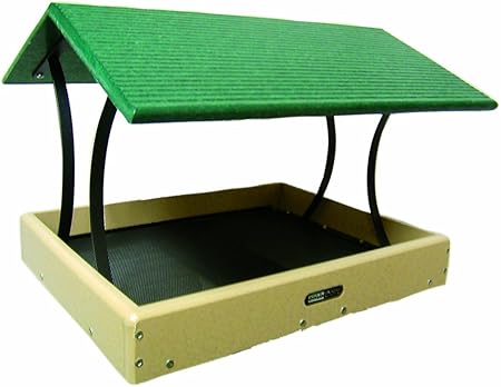 Amazon Com Birds Choice Recycled 19x16 Fly Thru Platform Feeder