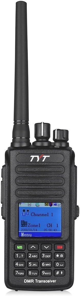 TYT MD-390 DMR Digital Radio Waterproof Dustproof IP67 Walkie Talkie Transceiver UHF 400-480MHz Two-Way Radio Compatible with Mototrbo 1000 Channels