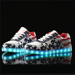 YuanRoad Unisex LED Shoes Light Up Shoes for Women