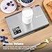 Etekcity EK 7017 Digital Kitchen Food Multifunction Scale, 11 Lb 5 kg, Stainless Steel (Batteries Included)