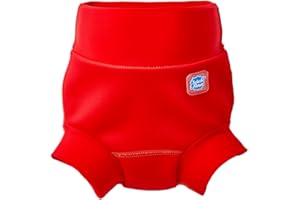 Splash About Happy Nappy Swim Diaper, Red, 3-4 Years