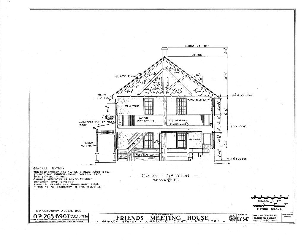 Amazon Com Historic Pictoric Structural Drawing Habs Ny 47 Quak
