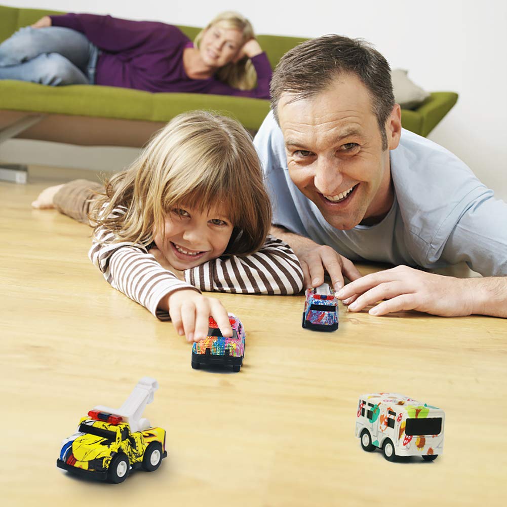 Nuheby Jouet Voiture Bebe Miniature Petites Mini Voiture Enfant Graffiti Pull Back Lot Jeux Vehicule Enfant 3 4 5 Ans Fille Garcon Couleur Aleatoire Figurines Et Vehicules Vehicules A Moteur Iplanmovilidad Com