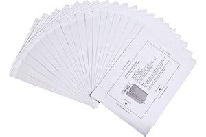 EVNSIX 20Pack Paper Shredder Lubricating Shredder Sheets Lubricant Sheets