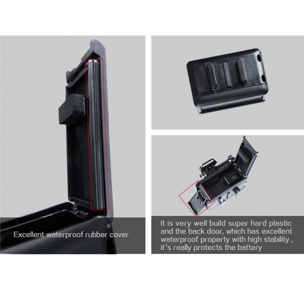 Tolifo Waterproof Diving Light 40m Underwater High Power Dimmable Fill Night Light Diving Underwater Light for Gopro Hero 5 Hero 4 Hero 3 plus Hero 3 Hero session and SJCAM or Xiaoyi