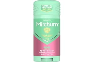 Mitchum Women Stick Solid Antiperspirant Deodorant, Powder Fresh, 2.7 Ounce (Pack of 1)