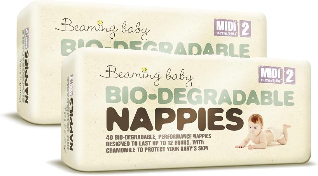 beaming baby biodegradable nappies