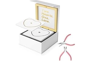 HERSIN Permanent Bracelet Kit Forever Bracelet Making for Couples Gift Friendship Bracelets DIY Locked Bracelet Christmas Valentine's Day for His and Her Bracelets Jewelry Gifts