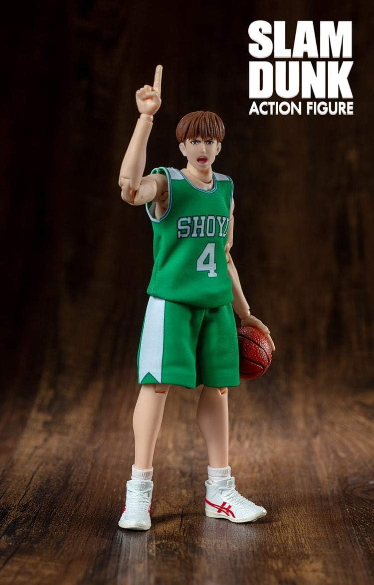 Amazon Co Jp 大聖model 1 10 Slam Dunk バスケットボール 翔陽4号 藤真健司 緑ユニフォーム 可動フィギュアオモチャ ホビー 通販