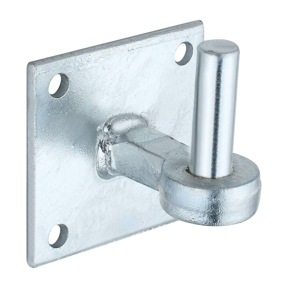 Hardware-Solutions 1PC Bolt on Anchor Plate - Galvanised Steel Gate Hook - for Hanging Gates, Ropes or Chains - Outdoor Use