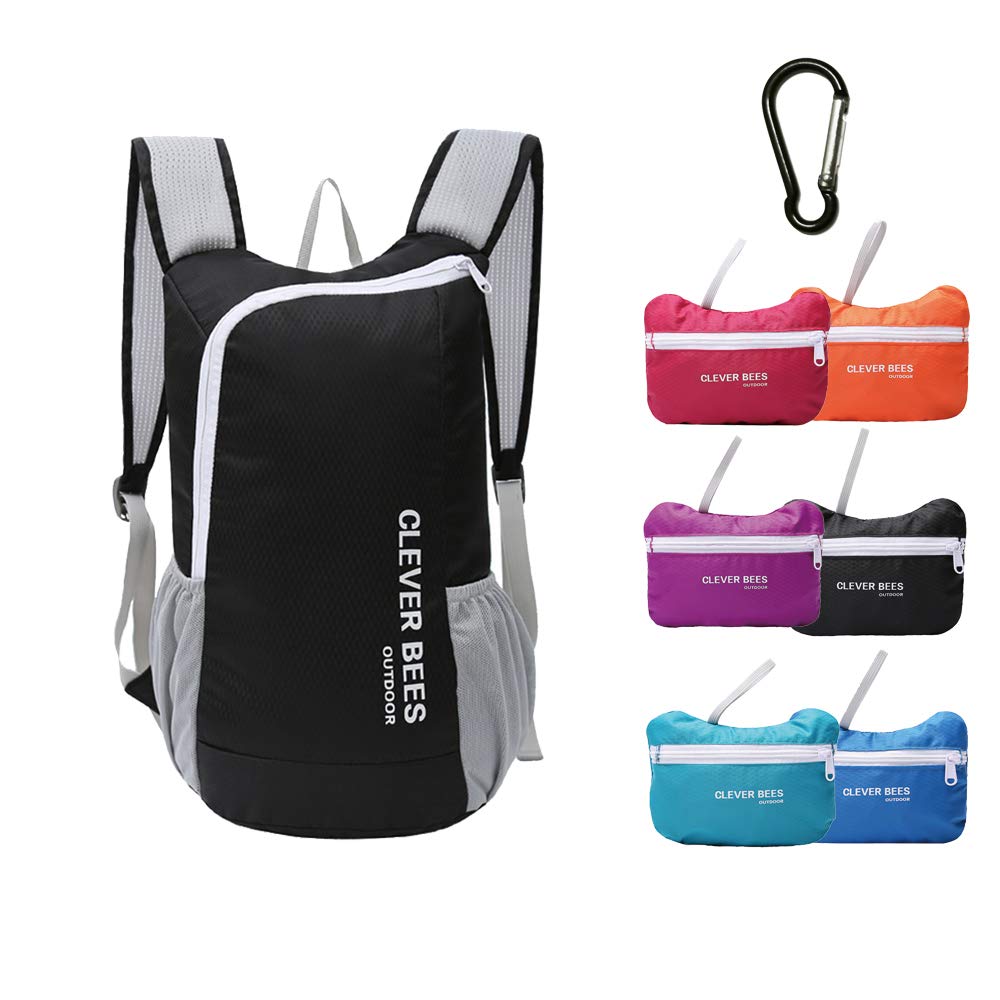 mountop Lightweight Water Resistant Foldable Backpack for Hiking Travel Riding
