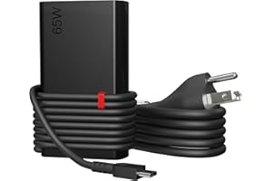 65W Watt USB Type C Laptop Charger Compatible with Lenovo ThinkPad Yoga Chromebook - ThinkPad T14 T15 T16 E14 E15 X1 Carbon X
