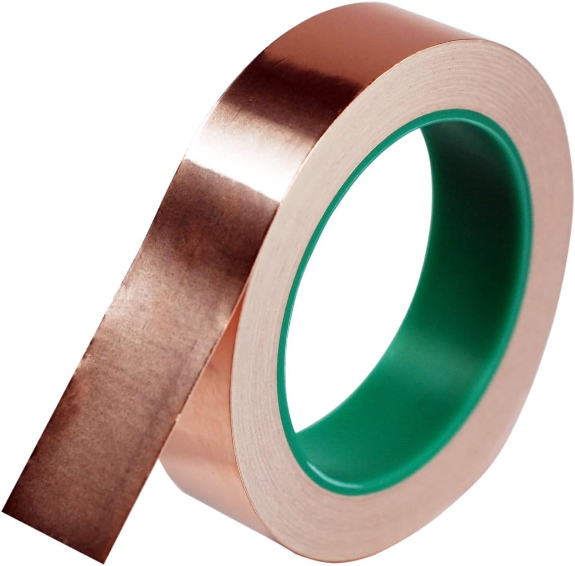 Copper Foil Tape,DIKOO Double-Sided Conductive Adhesive (1inch X 21.8yards) for EMI Shielding,Slug Repellent,Electrical Repairs,Stained Glass,Art Work,Soldering,Grounding Paper Circuits,Crafts