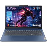 Lenovo 15.6" FHD Essential Laptop, Intel Processor, 8GB DDR5, 128GB Storage | 2026 Edition, Copilot AI, Office 365, Long Battery Life, WiFi 6, Anti-Glare Screen, Win 11