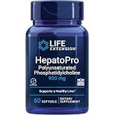 Life Extension HepatoPro, 900 mg, 60 Softgels | Polyunsaturated Phosphatidylcholine, Supports Healthy Liver &amp; Detoxification, Gluten-Free &amp; Non-GMO