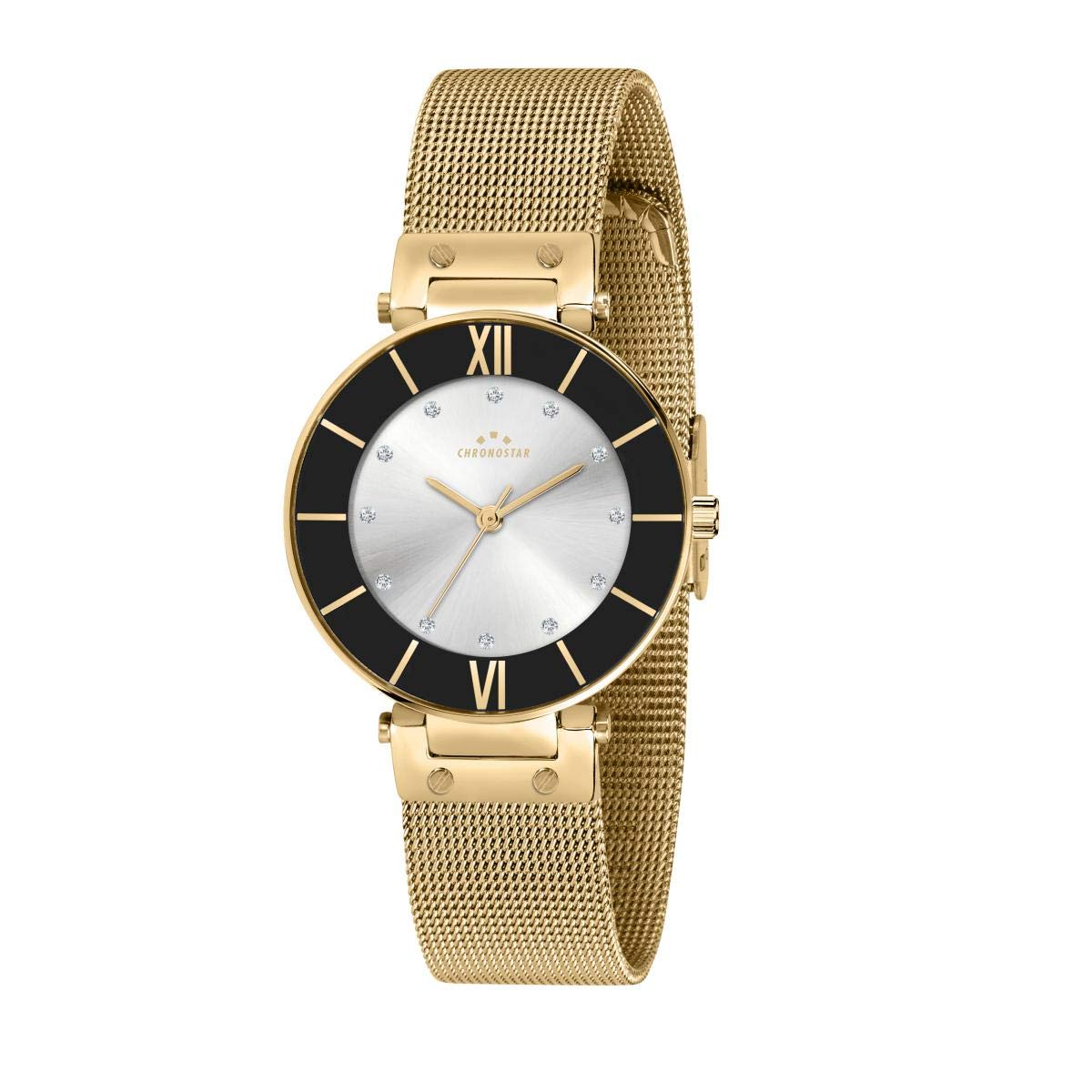 Chronostar Women's Watch, NUIT Collection, Made of Alloy, Steel, Gold PVD - R3753282501