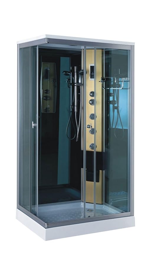 Shower Cabin Enclosure Bath Opening Left Hydro Massage Radio 100 X