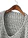 ROMWE Women's Basic Long Sleeve V-Neck Knit Loose Casual Oversized Sweater