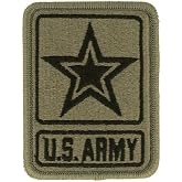 Army Star Logo - OCP Patch with Hook Fastener (EA)