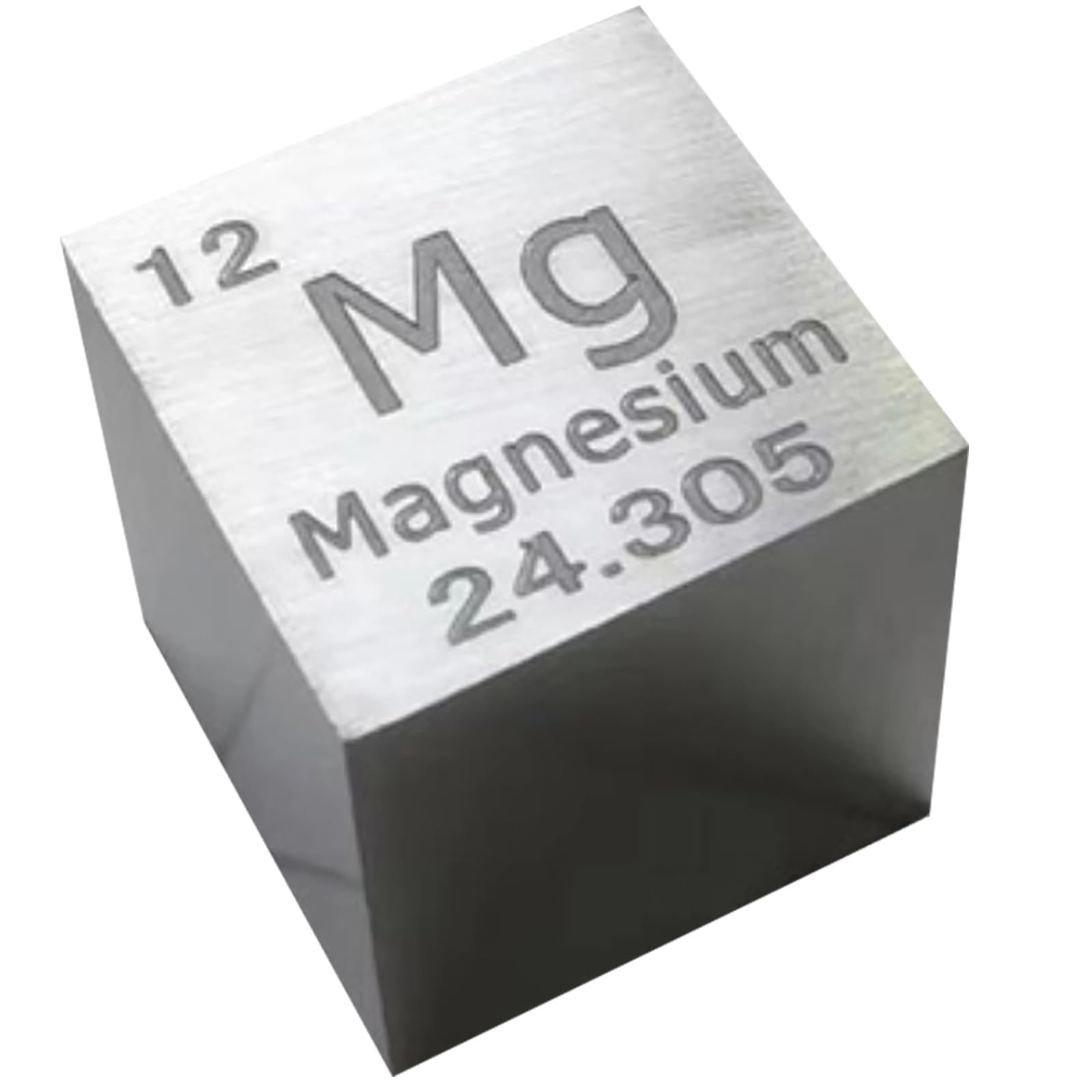 Magnesium Cube - 10mm Pure Metal Element Cubes