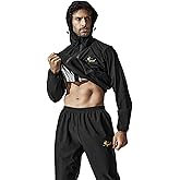 Negash Zipper Sauna Suit with Hood - Ultimate Sweat Suit for WeightLose, Men's Sauna Suit | Intense Workout Gear for Men