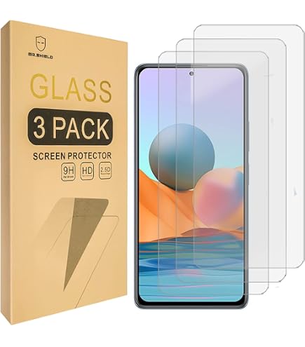 2-Pack] for Xiaomi Redmi Note 10 / Redmi Note