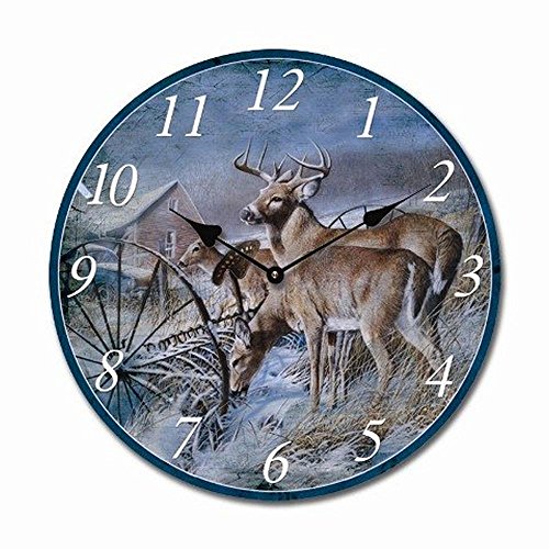 Tinas Collection Wall Clock I am a Winner XL 34 cm Diameter Funny Kitchen Clock in Cube Design