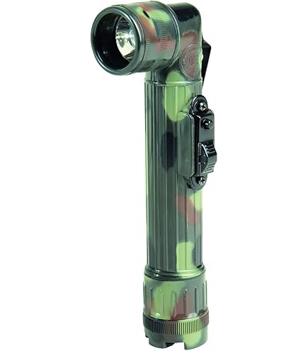 Lampe Torche LED MIL-TEC Anglehead Olive - Neuve - Résiste à L'eau