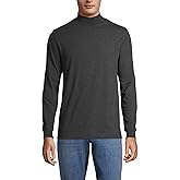 Lands' End Men's Super-T Cotton-Blend Mock Turtleneck Shirt