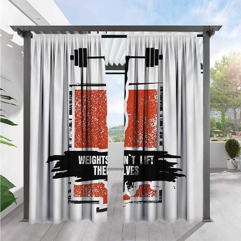 Amazon Com Bybyhome Outdoor Curtain Fitness Bodybuilder And Huge