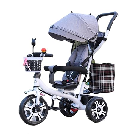 Kinder Trikes/Dreirad Reifen 4-in-1 für 6 Monate bis 6 Jahre Alt Junge und Mädchen Sitz Kann mit Markise Drehen