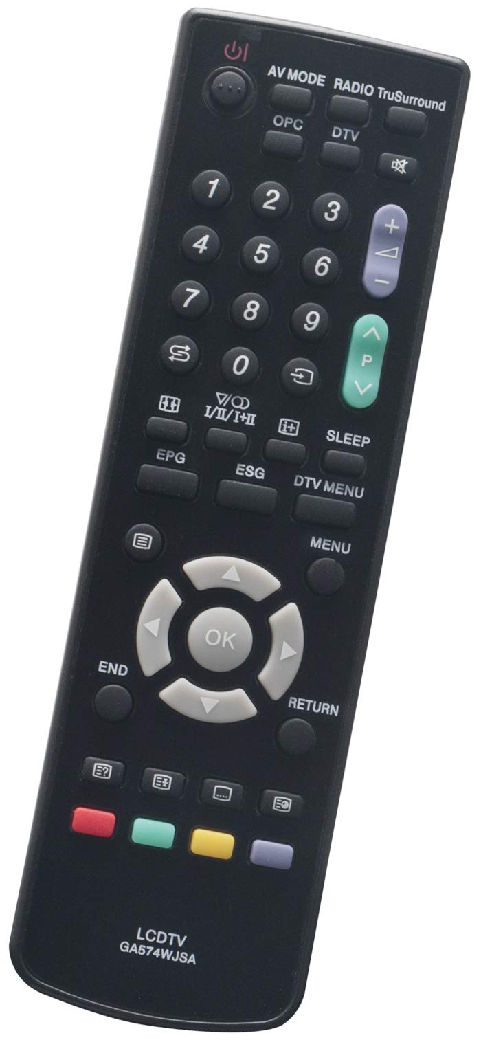 ALLIMITY GA574WJSA sub GA520WJSA Remote Control Replace Fit for LCD TV LC-26D44E LC-26D44EBK LC-32D44E LC-32D44EBK LC-32WD1E LC-32WT1E LC-37D44E LC-37D44EBK LC-37WD1E LC-42WD1E