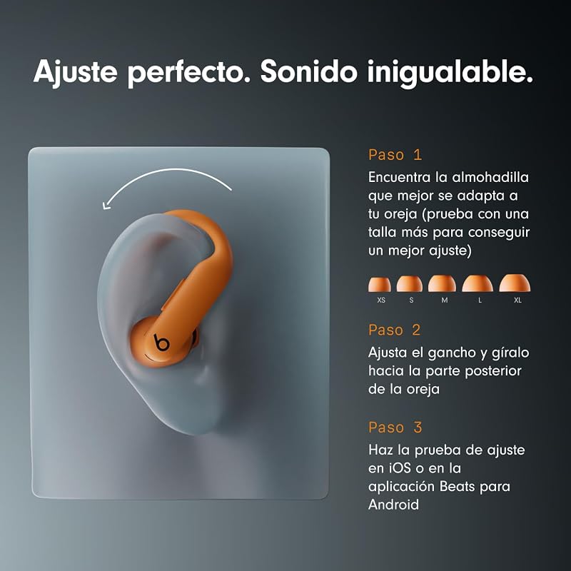 Powerbeats Pro 2 Auriculares Bluetooth inalámbricos- Cancelación Activa del Ruido, clasificación IPX4, hasta 45H con Estuche de Carga, Funciona con Apple y Android - Negro Azabache