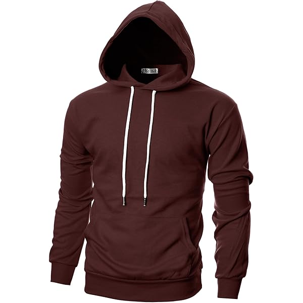 Amazon.com: Ohoo Men's Quarter Zip Pullover Hoodie with Mock Neck