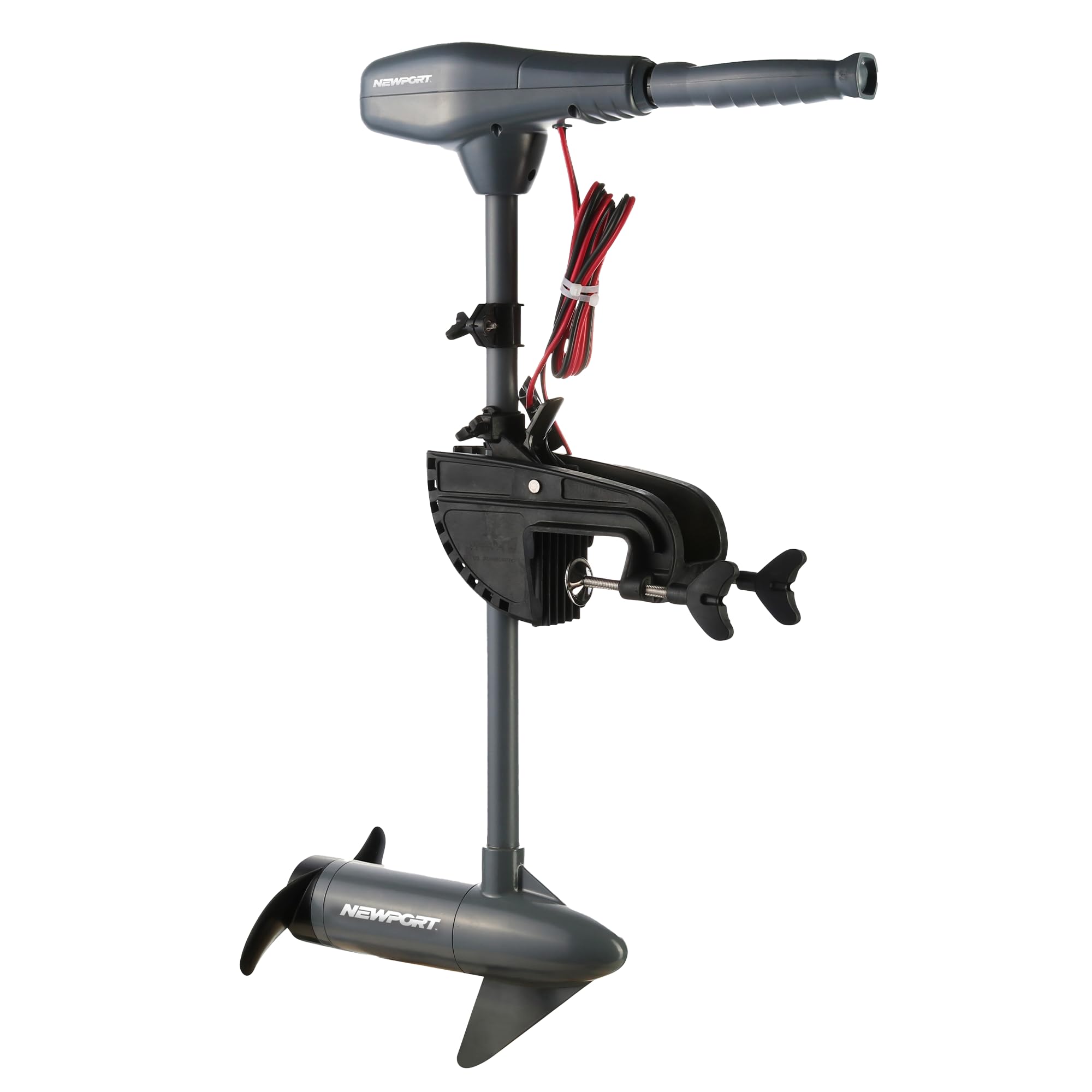 Photo 1 of **SCRATCHES FROM TRANSPORT**Newport Kayak Series 36lb Thrust Transom Mounted Saltwater Electric Trolling Motor w/LED Battery Indicator (24" Shaft)