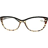 Clear Lens Glasses With Bifocal Reading Lens Womens Rectangular Cateye
